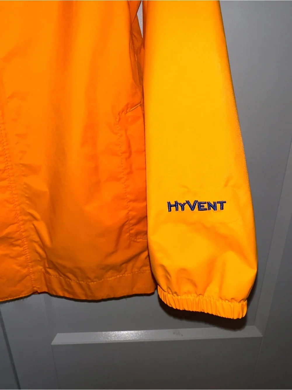 The North Face Kids Orange Hooded Rain Jacket